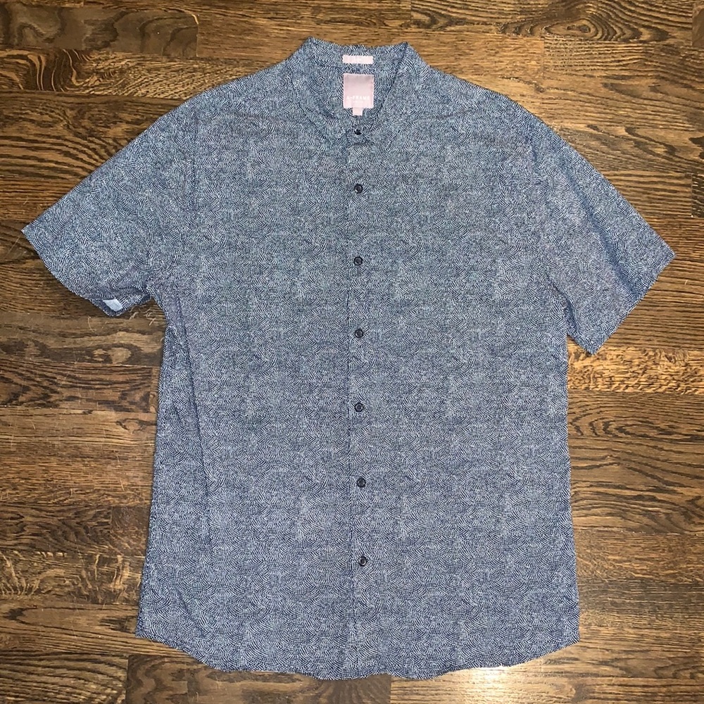 A- Frame Stockholm Stretch Button Up Shirt